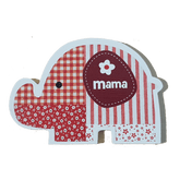 C&F Wooden Mama Elephant Character